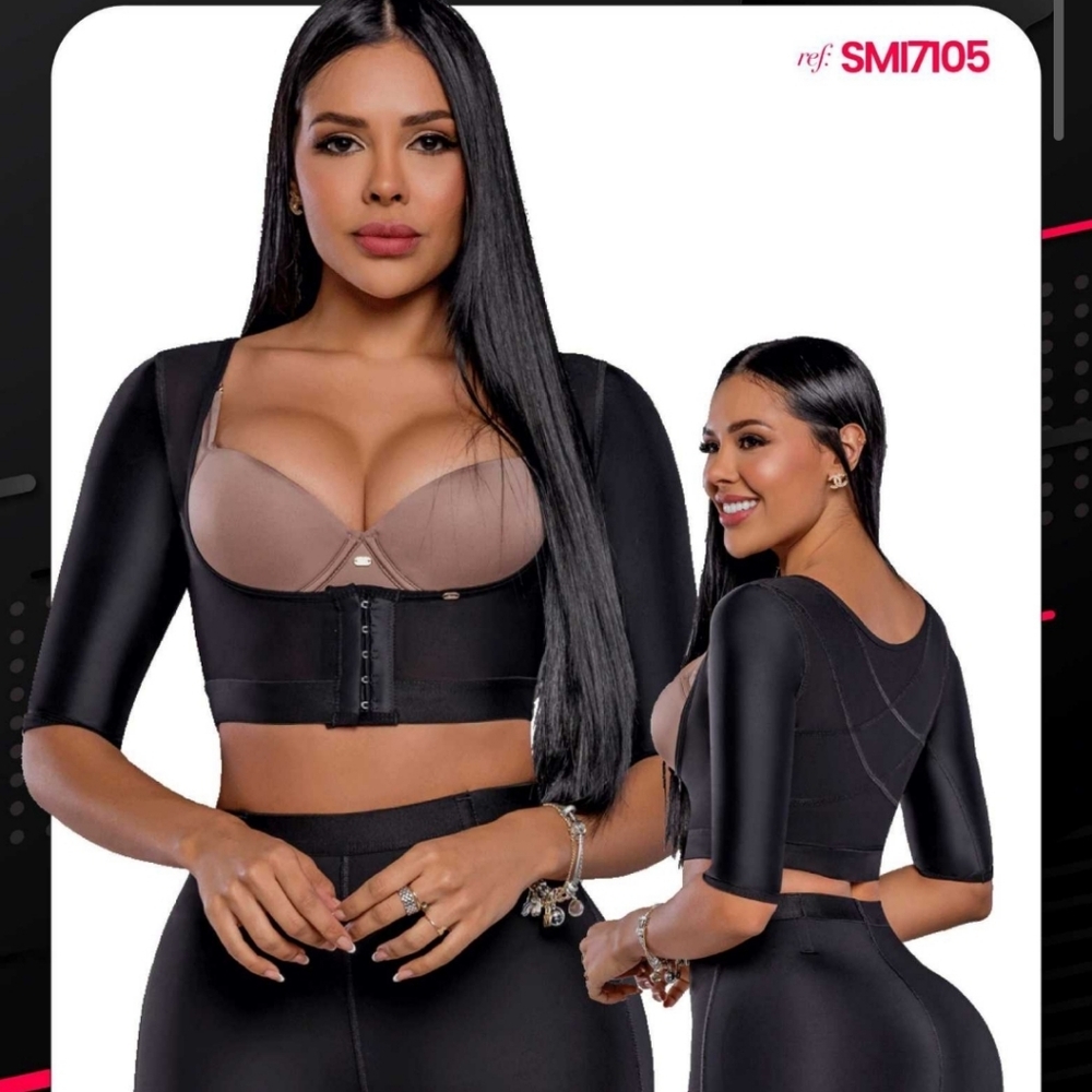 Stagmi Faja Open-Bust Arm Compression Sleeve Anti-Sagging Shaper or Post-Surgery